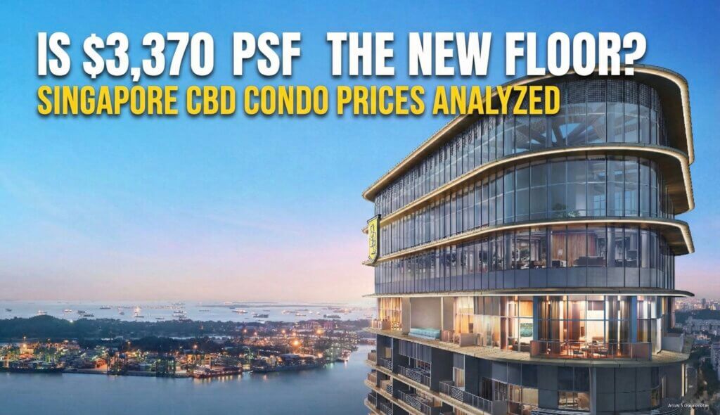 Is $3,370 PSF the New Floor for Freehold Singapore CBD Condos?